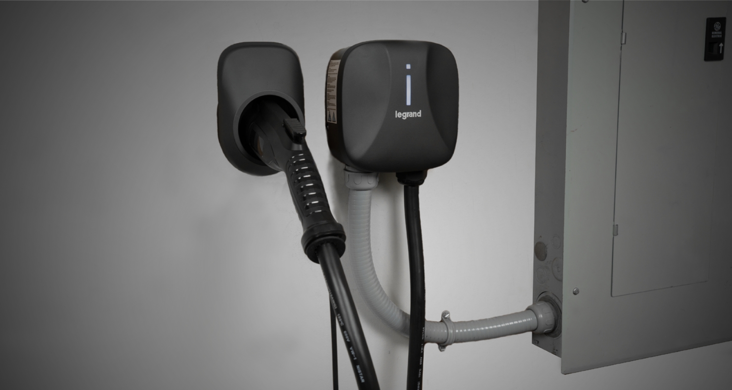 Residential EV charger installation by Anchor Electric, a licensed electrician serving Sarasota and Siesta Key.
